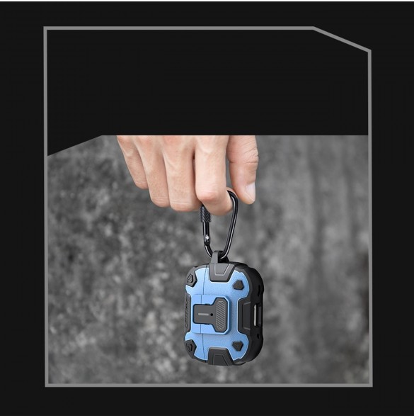 Nillkin Bounce Pro Case-fodral för AirPods Pro 2 pansarfodral för hörlurar blå