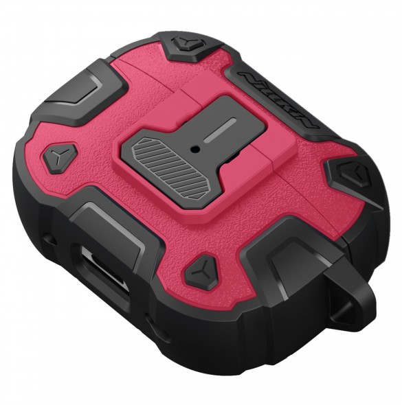 Nillkin Bounce Pro Case fodral för AirPods Pro 2 pansarfodral för hörlurar röd