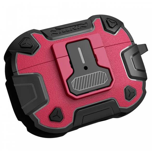 Nillkin Bounce Pro Case fodral för AirPods Pro 2 pansarfodral för hörlurar röd