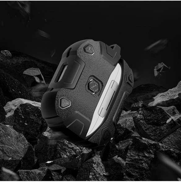 Nillkin Bounce Pro Case fodral för AirPods Pro 2 pansarfodral för hörlurar röd