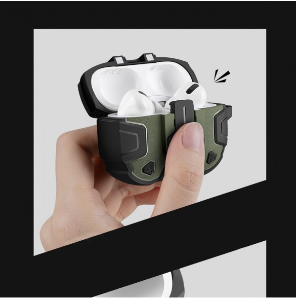 Nillkin Bounce Pro Case fodral för AirPods Pro 2 pansarfodral för hörlurar röd