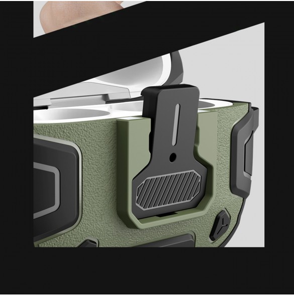 Nillkin Bounce Pro Case fodral för AirPods Pro 2 pansarfodral för hörlurar röd