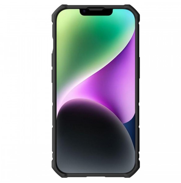 Nillkin CamShield Armor Pro Case Cover iPhone 14 Plus Armor Cover med kameraskydd Ring Stativ Blå