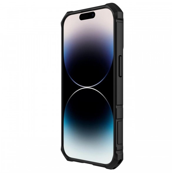 Nillkin CamShield Armor Pro Case Cover iPhone 14 Pro Armor Cover med kameraskydd Ring Stativ Blå