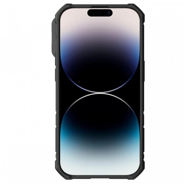 Nillkin CamShield Armor Pro Fodral till iPhone 14 Pro Armored cover stand ring svart