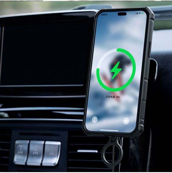 Nillkin CamShield Armor Pro Magnetic Case för iPhone 14 Pro Magnetic MagSafe Cover med kameraskydd blå