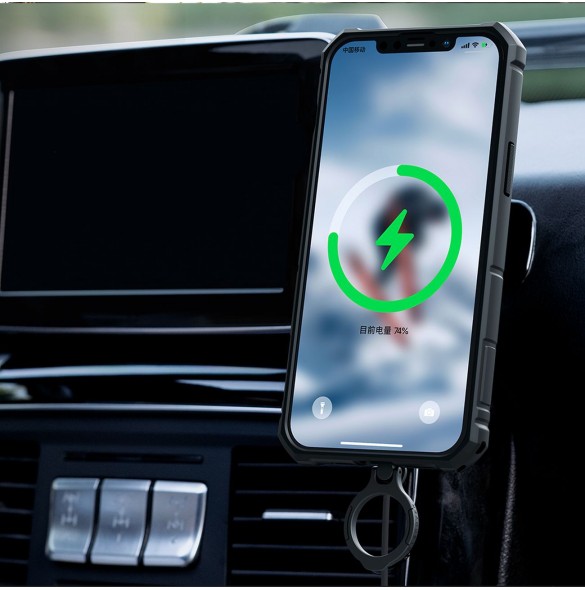 Nillkin CamShield Armor Pro Magnetic Case iPhone 14 Plus Magnetic MagSafe Cover med kameraskydd blå