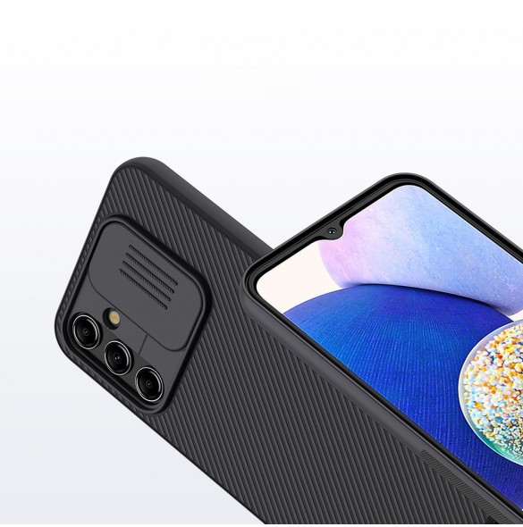 Nillkin CamShield Fodral Fodral för Samsung Galaxy A14 5G / Galaxy A14 Skal med kameraskydd Svart