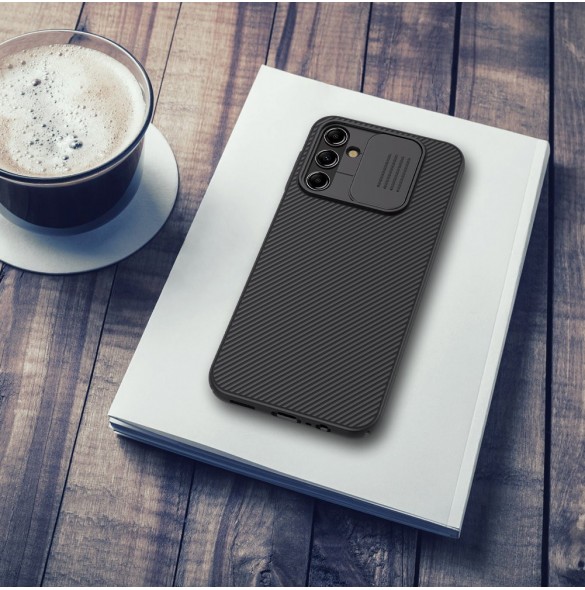 Nillkin CamShield Fodral Fodral för Samsung Galaxy A14 5G / Galaxy A14 Skal med kameraskydd Svart