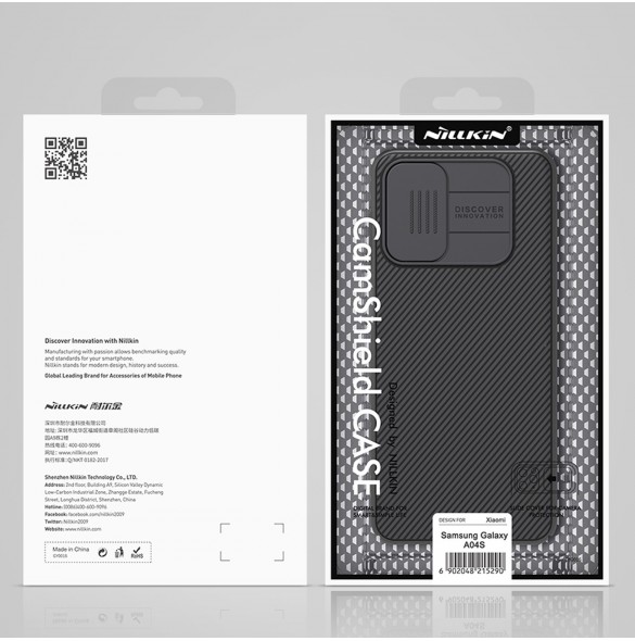 Nillkin CamShield Fodral för Samsung Galaxy A04s skal med kamerafodral svart