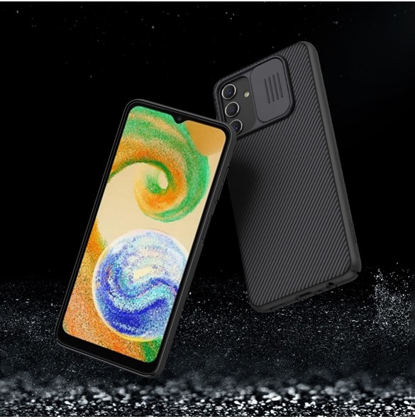 Nillkin CamShield Fodral för Samsung Galaxy A04s skal med kamerafodral svart