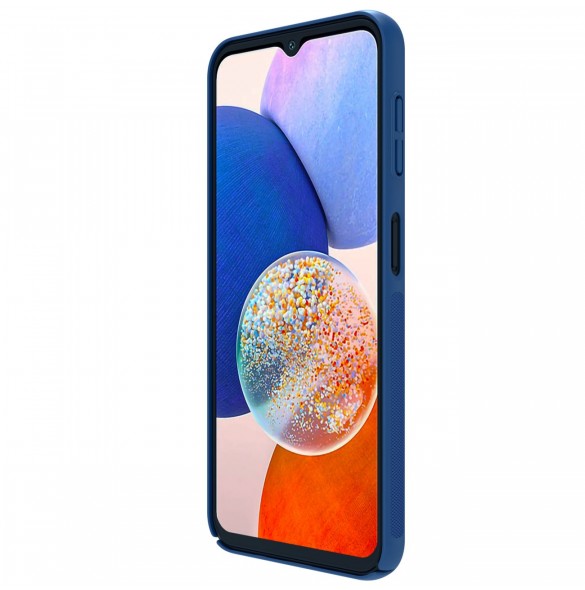 Nillkin CamShield Fodral för Samsung Galaxy A14 5G / Galaxy A14 skal med kamerafodral blå