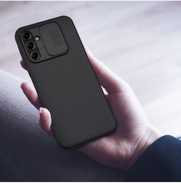 Nillkin CamShield Fodral för Samsung Galaxy A14 5G / Galaxy A14 skal med kamerafodral blå