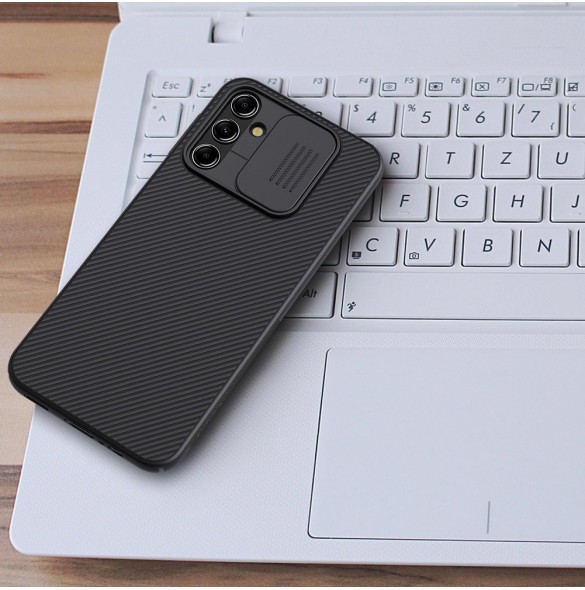 Nillkin CamShield Fodral för Samsung Galaxy A14 5G / Galaxy A14 skal med kamerafodral blå