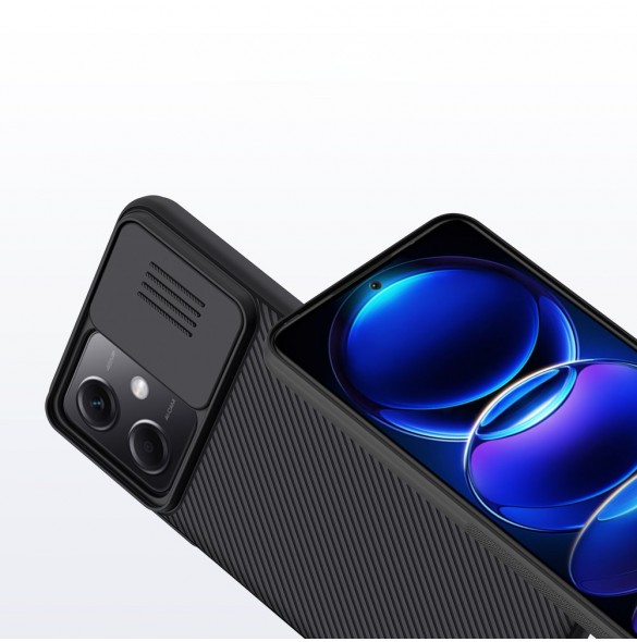 Nillkin CamShield-fodral för Xiaomi Redmi Note 12 5G / Poco X5 5G-fodral med kamerahölje svart