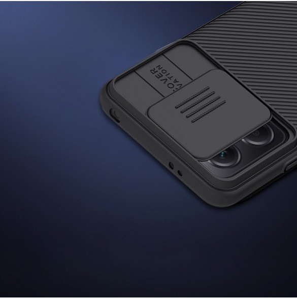 Nillkin CamShield-fodral för Xiaomi Redmi Note 12 5G / Poco X5 5G-fodral med kamerahölje svart