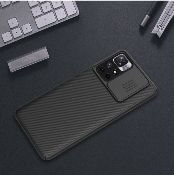 Nillkin CamShield Fodral Fodral Fodral Kameraskydd Kamera Xiaomi Redmi Note 11T 5G / Note 11S 5G / Note 11 5G (Kina) / Poco M