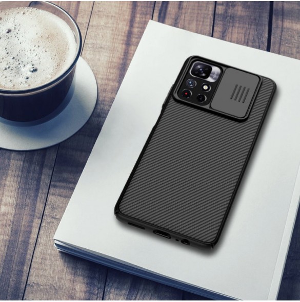 Nillkin CamShield Fodral Fodral Fodral Kameraskydd Kamera Xiaomi Redmi Note 11T 5G / Note 11S 5G / Note 11 5G (Kina) / Poco M