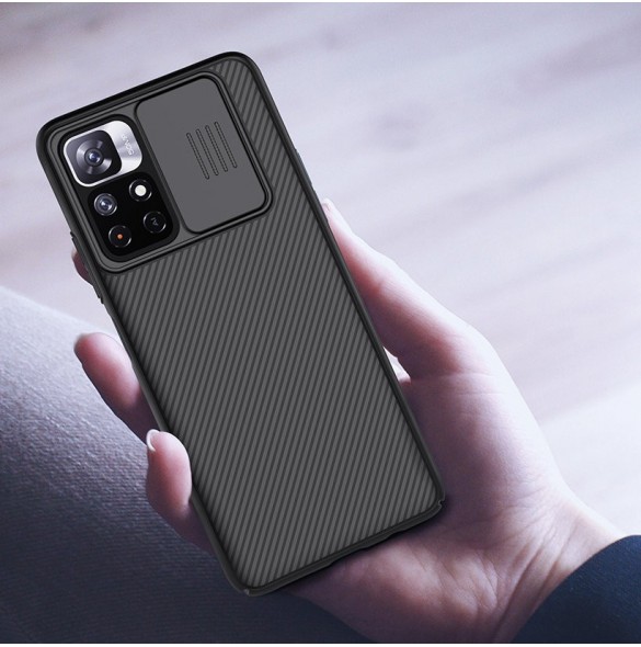 Nillkin CamShield Fodral Fodral Fodral Kameraskydd Kamera Xiaomi Redmi Note 11T 5G / Note 11S 5G / Note 11 5G (Kina) / Poco M