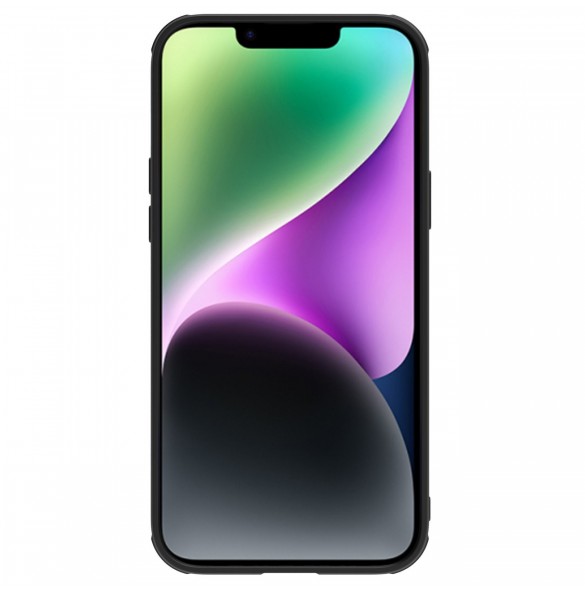 Nillkin CamShield Leather S Fodral iPhone 14 Plus skal med kameraskal svart