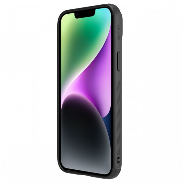 Nillkin CamShield Leather S Fodral iPhone 14 Plus skal med kameraskal svart
