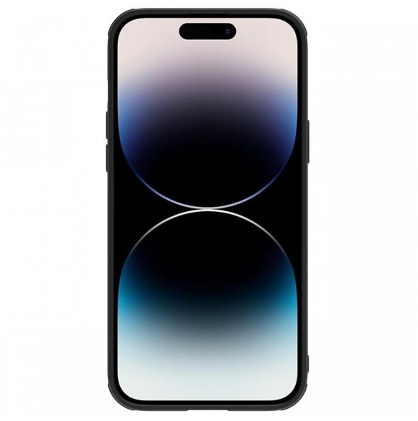 Nillkin CamShield Leather S Fodral iPhone 14 Pro Max skal med kameraskal svart