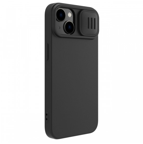 Nillkin CamShield Magnetic Silikonfodral iPhone 14 Plus magnetiskt MagSafe-skal med kameraskal svart