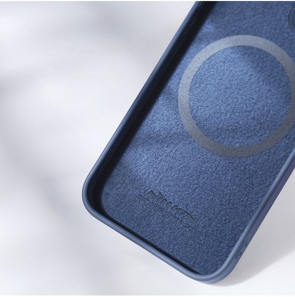 Nillkin CamShield Magnetic Silikonfodral iPhone 14 Pro Max Magnetic MagSafe Skal med kamerafodral Svart