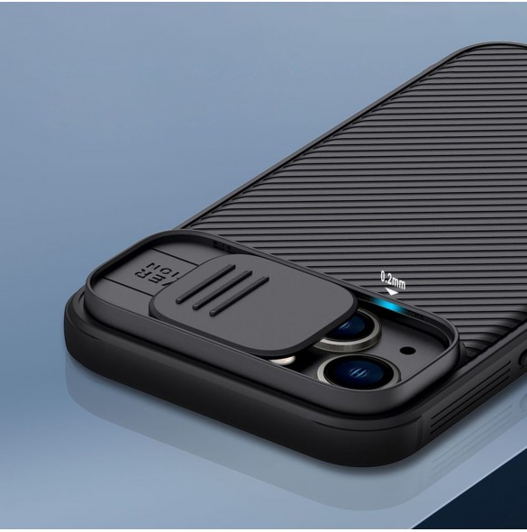 Nillkin CamShield Pro-fodral (PC och TPU) iPhone 14 Plus 6.7 2022 Svart