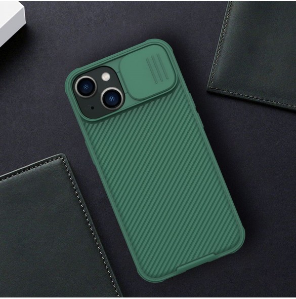 Nillkin CamShield Pro-fodral (PC och TPU) iPhone 14 Plus 6.7 2022 Deep Green