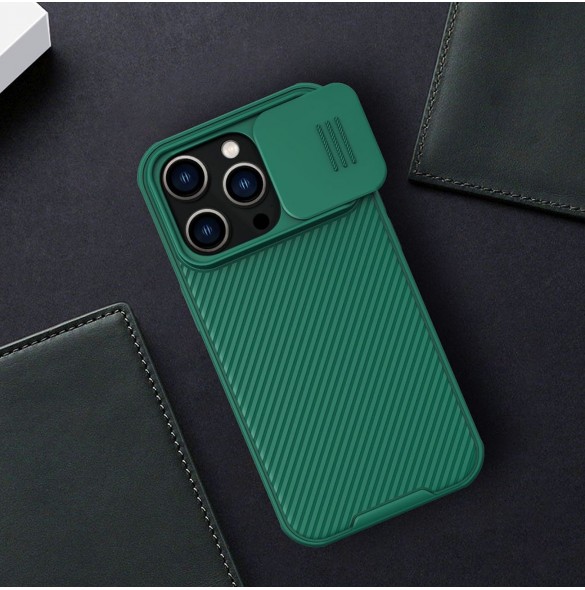 Nillkin CamShield Pro-fodral (PC och TPU) iPhone 14 Pro 6.1 2022 Deep Green