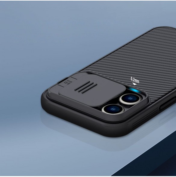 Nillkin CamShield Pro-fodral (PC och TPU) iPhone 14 Pro Max 6.7 2022 Svart
