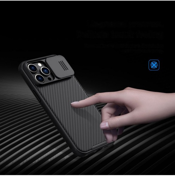Nillkin CamShield Pro-fodral (PC och TPU) iPhone 14 Pro Max 6.7 2022 Svart