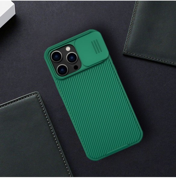 Nillkin CamShield Pro-fodral (PC och TPU) iPhone 14 Pro Max 6.7 2022 Deep Green