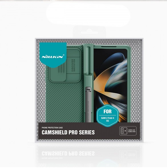 Nillkin CamShield Pro Fodral (kostym) för Samsung Galaxy Z Fold 4 skal med kamerafodral blått