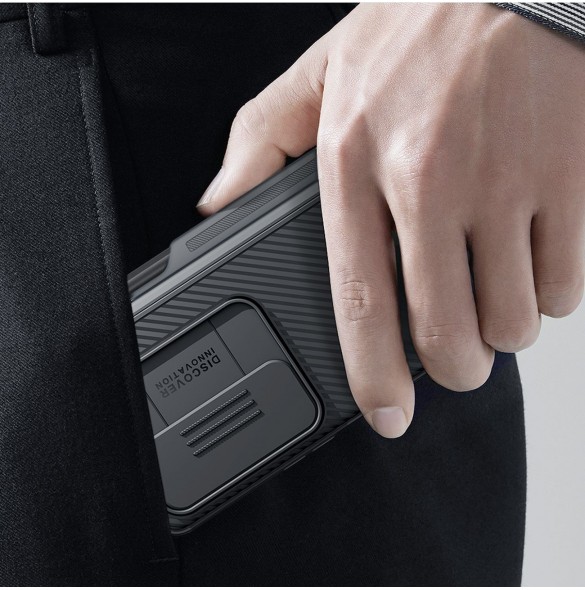 Nillkin CamShield Pro Fodral (kostym) för Samsung Galaxy Z Fold 4 skal med kamerafodral blått
