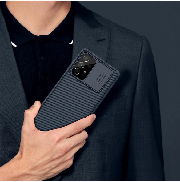 Nillkin CamShield Pro Fodral Pansarfodral Fodral Kamerafodral Samsung Galaxy A73 Svart
