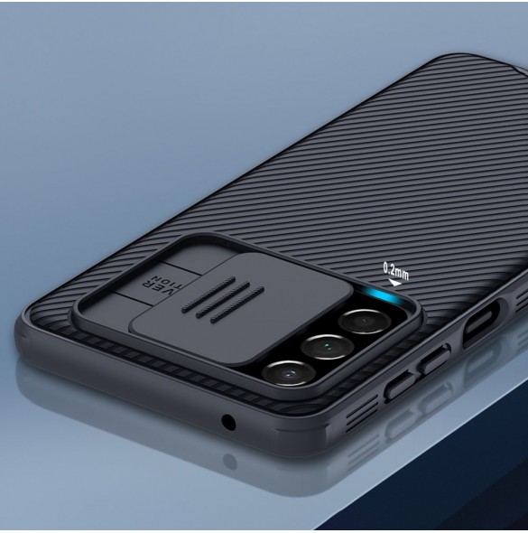 Nillkin CamShield Pro Fodral Pansarfodral Fodral Kamerafodral Samsung Galaxy A73 Svart