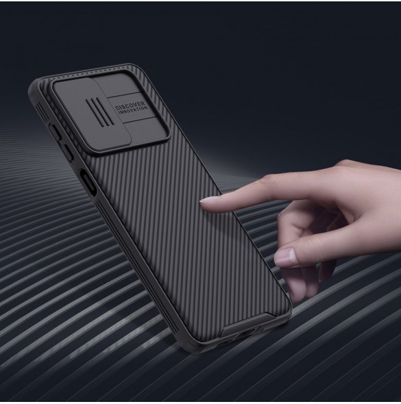 Nillkin CamShield Pro Fodral Pansarfodral Fodral Kamerafodral Samsung Galaxy A73 Svart