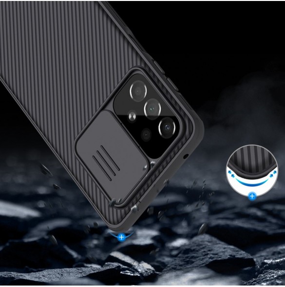 Nillkin CamShield Pro Fodral Pansarfodral Fodral Kamerafodral Samsung Galaxy A73 Svart