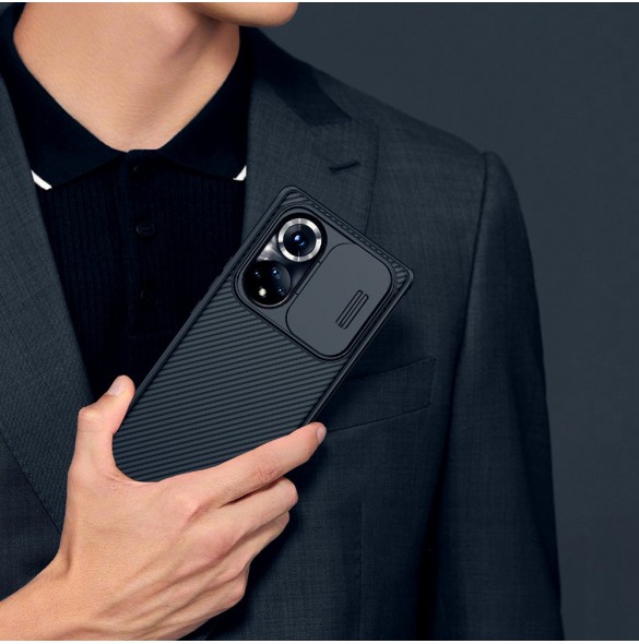 Nillkin CamShield Pro Case Armored Pouch Cover Kamera Cover Camera Honor 50 Pro Black