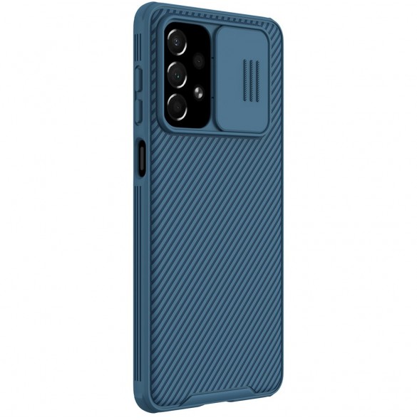 Nillkin CamShield Pro Case Armored Pouch Cover Kamera Cover Kamera Samsung Galaxy A73 Blå