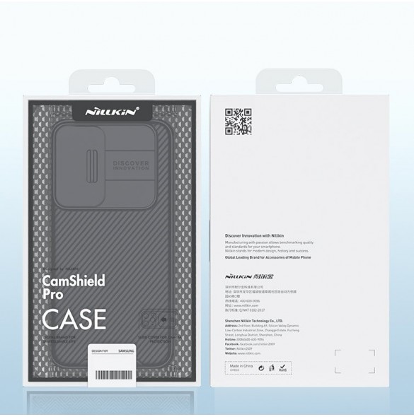 Nillkin CamShield Pro Fodral Armored Pouch Cover Kameraskydd Kamera Samsung Galaxy S22 + (S22 Plus) Blå