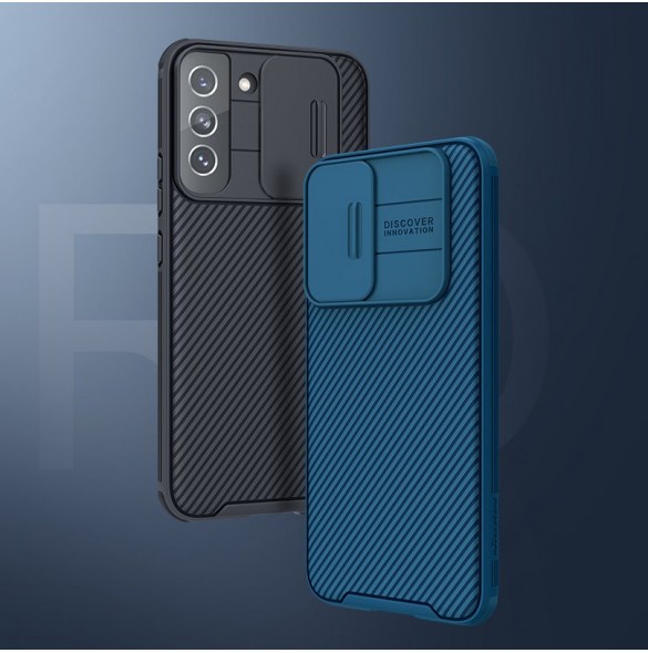 Nillkin CamShield Pro Fodral Armored Pouch Cover Kameraskydd Kamera Samsung Galaxy S22 + (S22 Plus) Blå