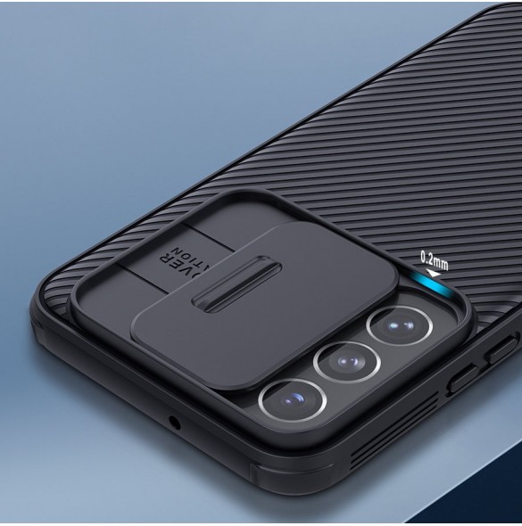 Nillkin CamShield Pro Fodral Armored Pouch Cover Kameraskydd Kamera Samsung Galaxy S22 + (S22 Plus) Blå