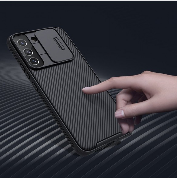 Nillkin CamShield Pro Fodral Armored Pouch Cover Kameraskydd Kamera Samsung Galaxy S22 + (S22 Plus) Blå