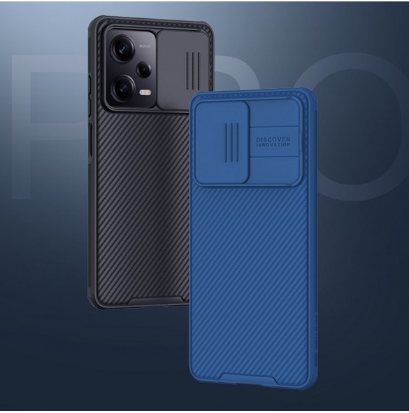 Nillkin CamShield Pro-fodral till Xiaomi Redmi Note 12 Pro / Poco X5 Pro 5G-fodral med kameraskydd svart