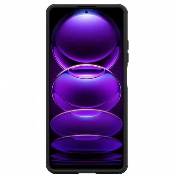 Nillkin CamShield Pro Fodral till Xiaomi Redmi Note 12 Pro+ skal med kamerafodral svart