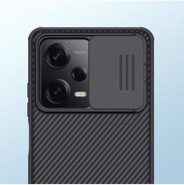 Nillkin CamShield Pro Fodral till Xiaomi Redmi Note 12 Pro+ skal med kamerafodral svart