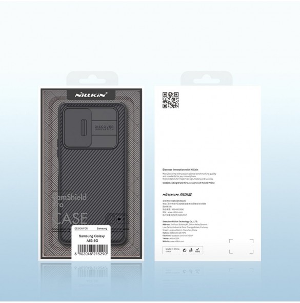 Nillkin CamShield Pro Case Hard Armor Cover Kameraskal till Samsung Galaxy A53 5G Svart